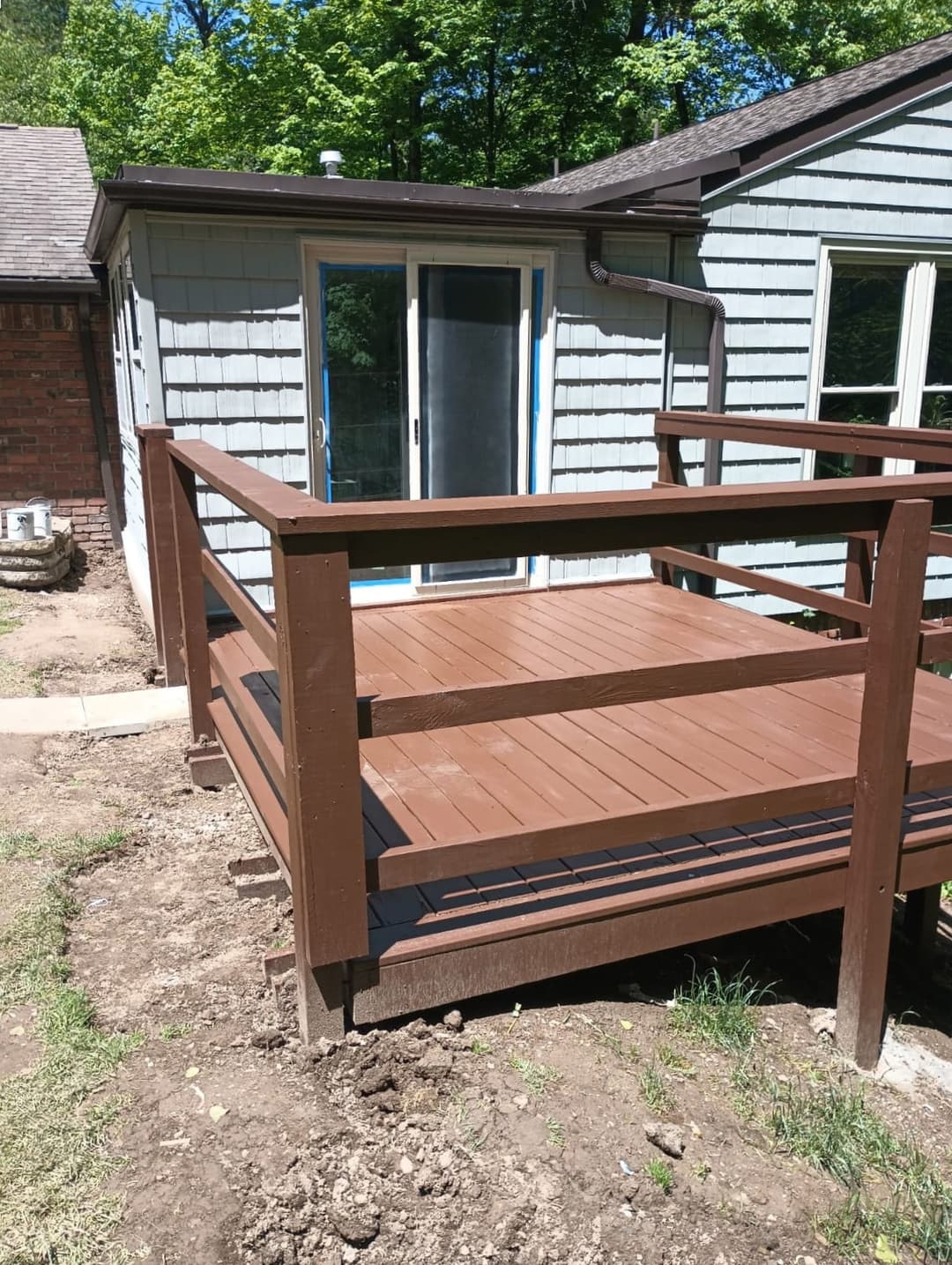 Commercial building in Long Island, New York, updated with tile and windows